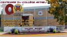 Affiche - 100e anniversaire du Collège Mathieu