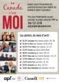 Affiche - Activités [i Le Canada c'est moi]