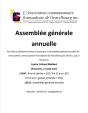 Affiche - AGA de l'ACFG