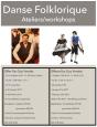 Affiche - Ateliers de danse folklorique