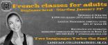 Affiche - Beginner French course