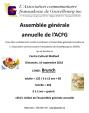 Affiche - Brunch et AGA de l'ACFG