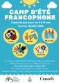 Affiche - Camp d'été francophone de l'ACFMJ
