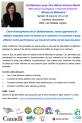 Affiche - Conférence avec Dre Marie-France Marin