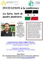 Affiche - Conférence [i La Syrie, baril de poudre planétaire]