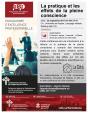 Affiche - Conférence sur [i La pratique et les effets de la pleine conscience]