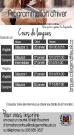 Affiche - Cours de langues 