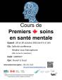 Affiche - Cours Premiers soins en santé mentale