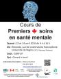 Affiche - Cours Premiers soins santé mentale à Regina