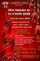 Affiche - Fête familiale de fin d'année 2018