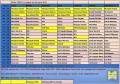 Affiche - Grille horaire de CFRG