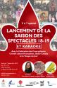 Affiche - Lancement de la saison des spectacles 2018-2019