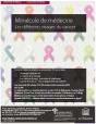 Affiche - Miniécoles de médecine - les différents visages du cancer