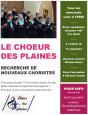 Affiche - Première répétition du Chœur des Plaines
