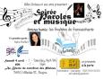 Affiche - Soirée Paroles et musique