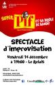 Affiche - Spectacle d'improvisation