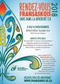 Affiche - Rendez-vous fransaskois 2018