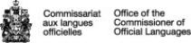Logo - Commissariat aux langues officielles