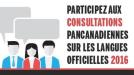 Logo - Consultations sur les langues officielles