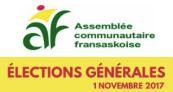 Logo - Élections générales 2017 - Assemblée communautaire fransaskoise