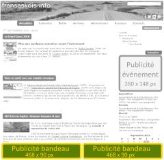 Publicité en bas positionement